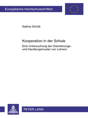 cover image of Kooperation in der Schule